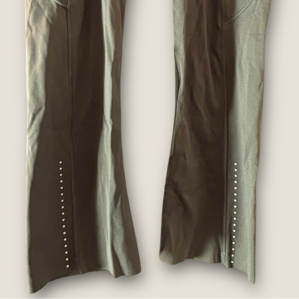 Lululemon Fast & Free Crop II *Nulux 19" in 
Dark Olive, Good Used Condition. - Picture 4 of 7